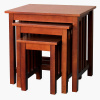 Mission Chestnut 3pc Nesting Table Set